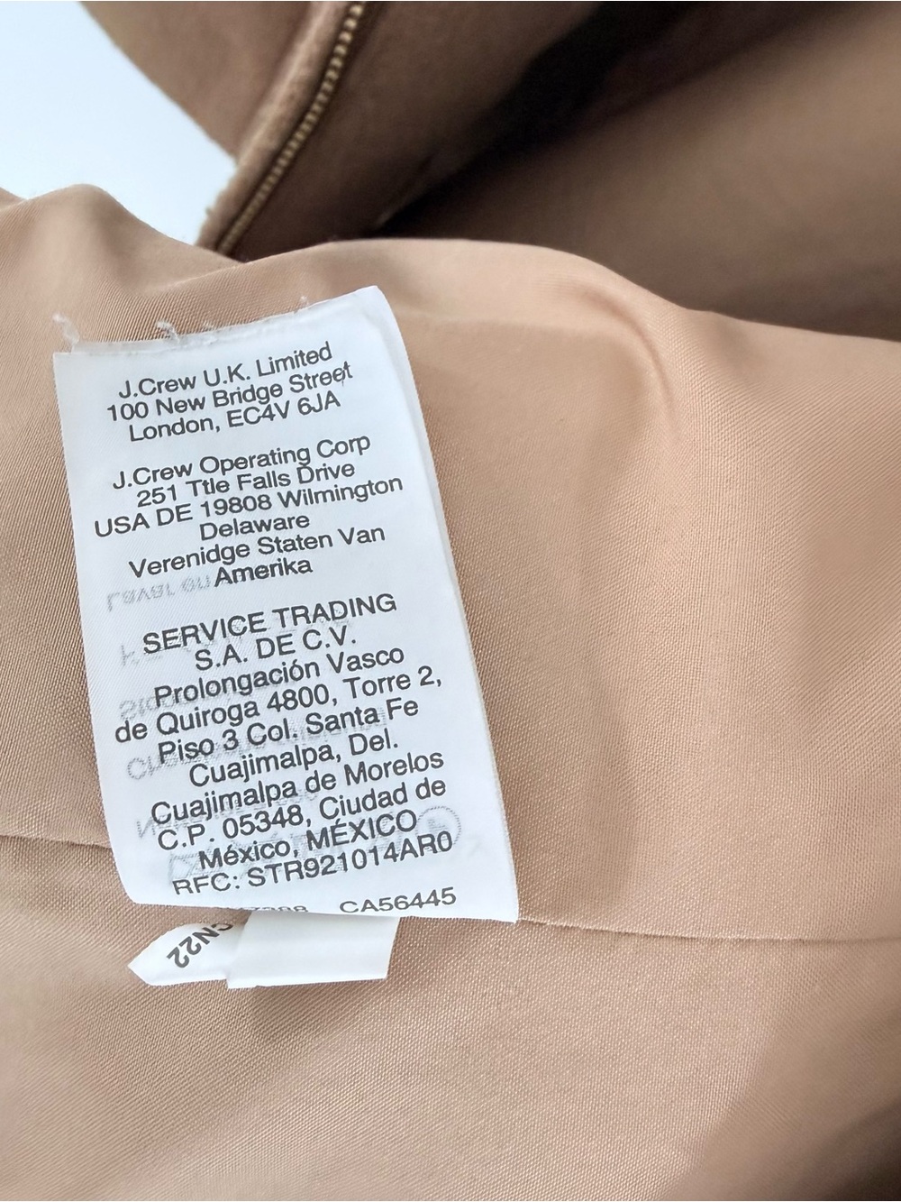 JCrew Classic Zip-Front Fleece Jacket in Camel - Picture 7 of 9